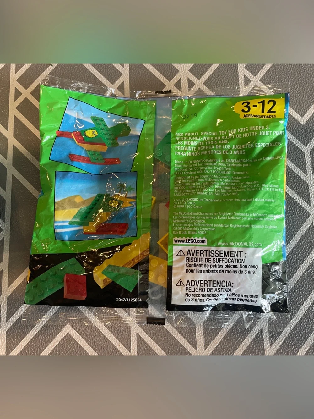 NEW Sealed McDonalds LEGO CLASSIC #5 Grimace & #6 Fry Guy
